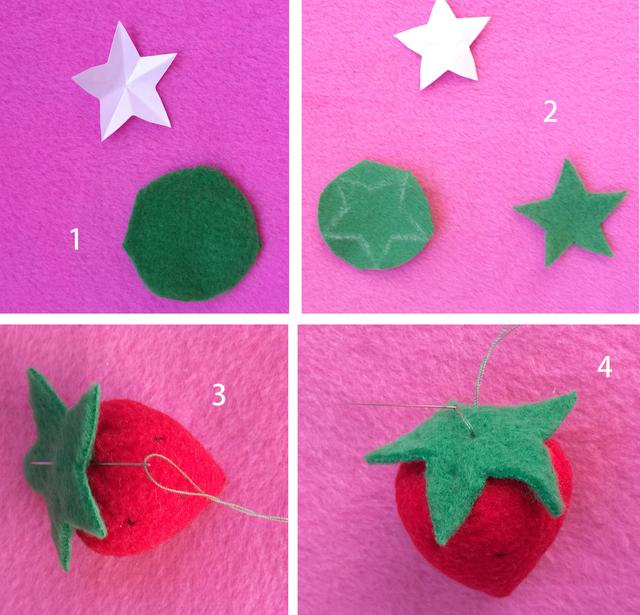 亲子手工，带孩子用零碎布头做个布艺草莓小挂件，体验DIY的乐趣-7.jpg
